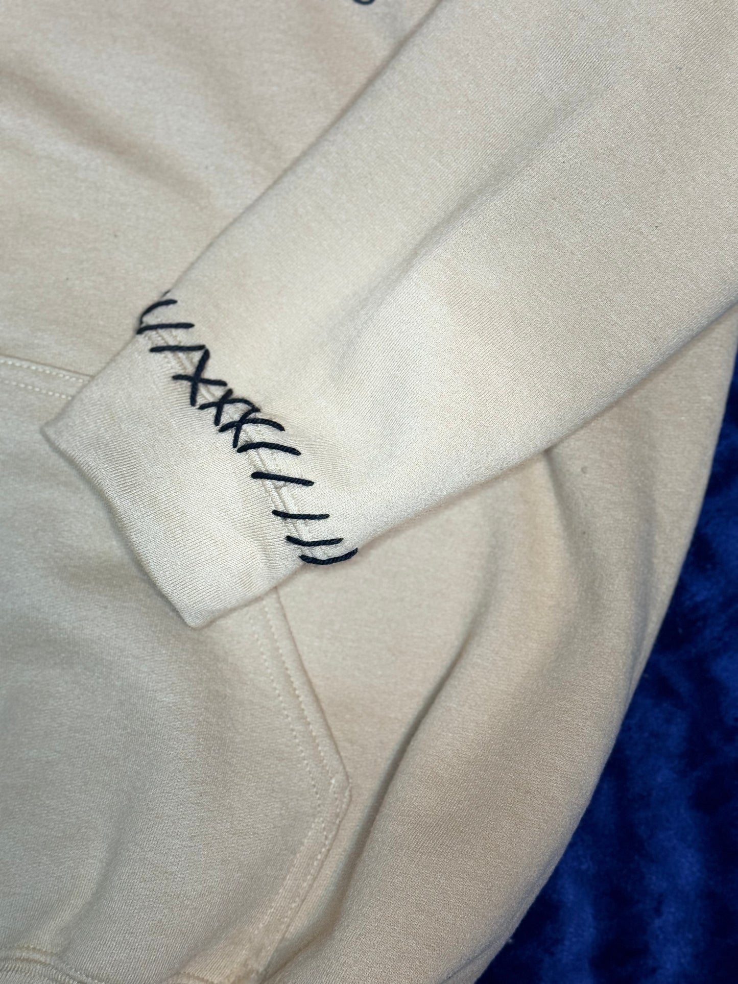 Stitched, Not Broken – Bear Hoodie