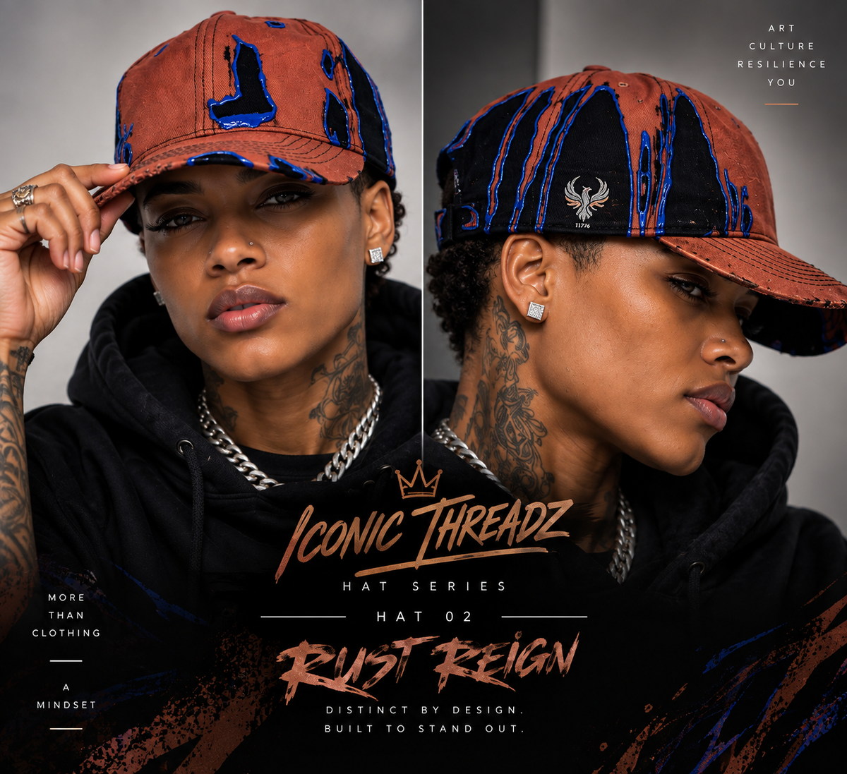 RUST REIGN — Hat 02 | The Unfolding Collection