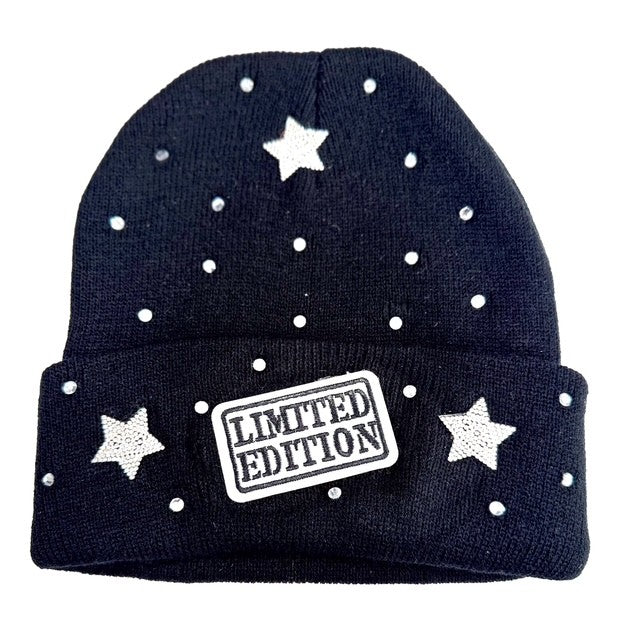 Onze76 Limited Edition Rhinestone Beanie